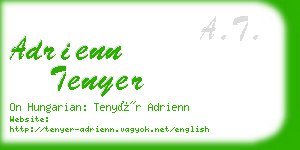 adrienn tenyer business card